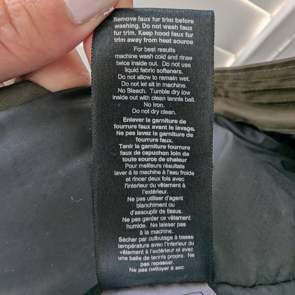 TNA Olive Green Bancroft Parka - Picture 5 of 5